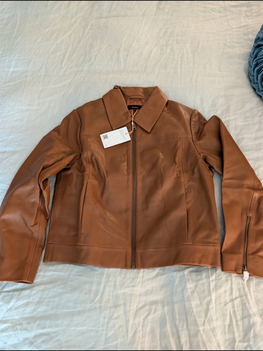 Quince Brown Leather Jacket